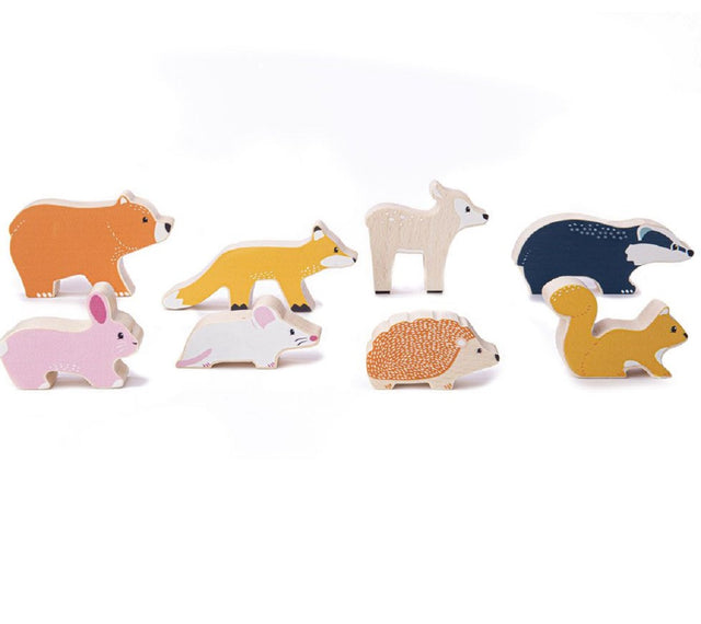 Set of 8 Woodland Animals - FSC 100%