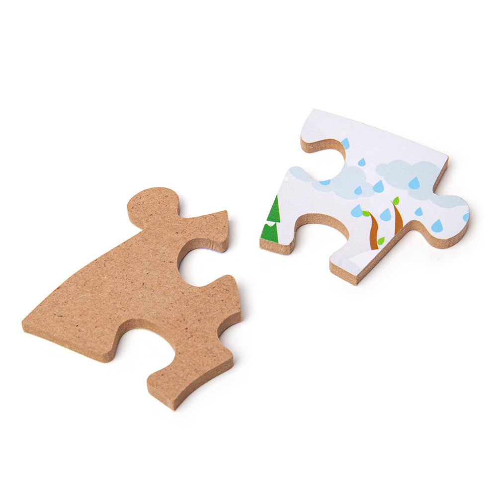 Seasonal Circular Floor Puzzle