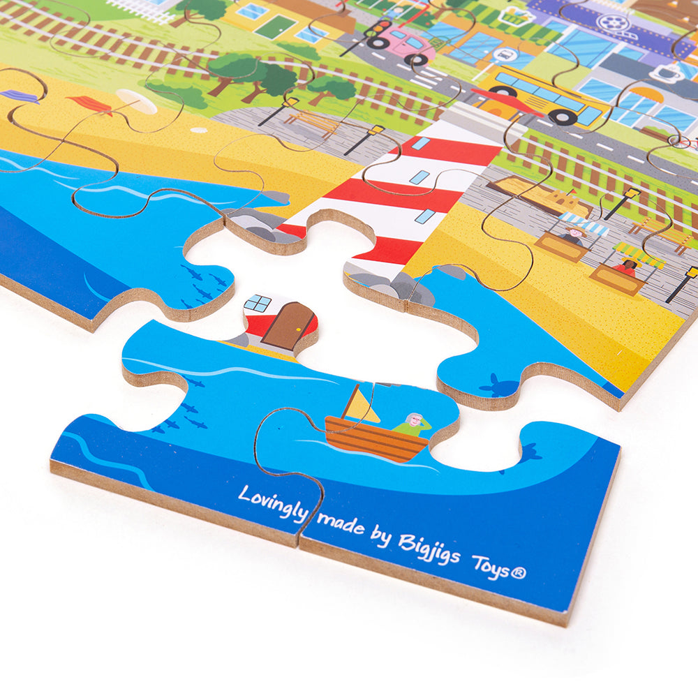 Transport Town Floor Puzzle