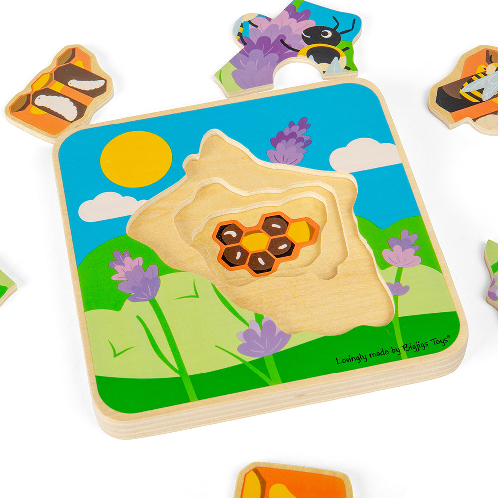 Lifecycle Layer Puzzle - Honeybee