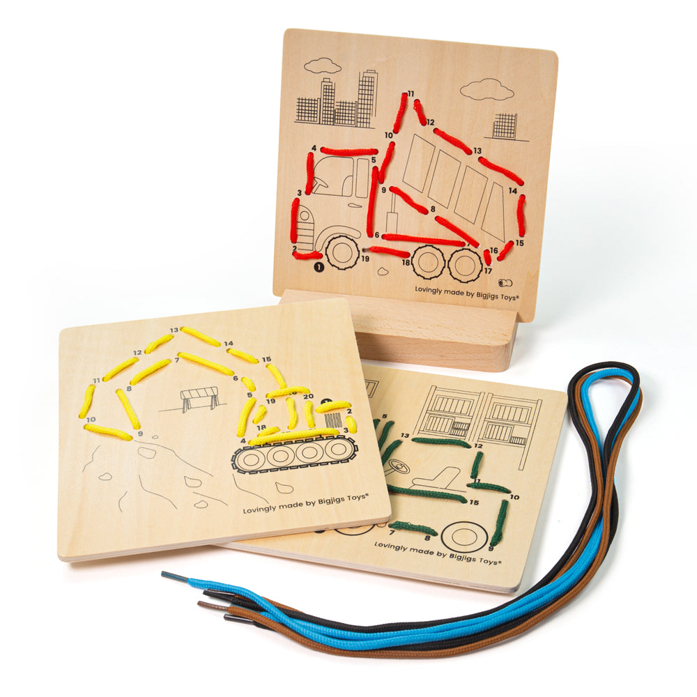 Lacing by Numbers - Construction