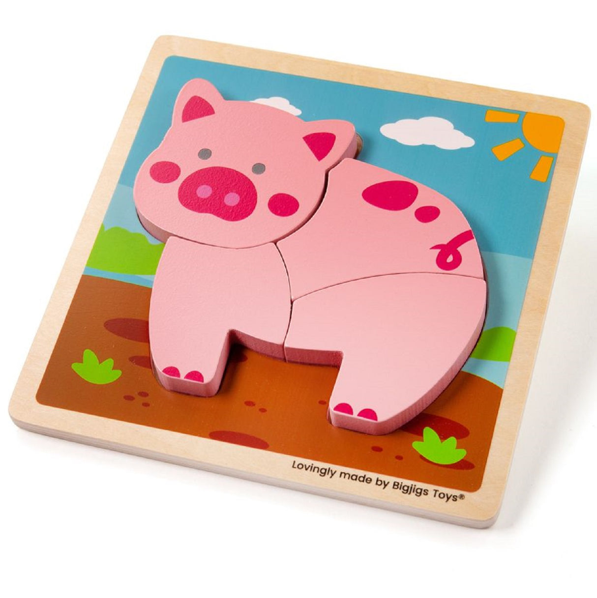 Chunky Lift Out Pig Puzzle