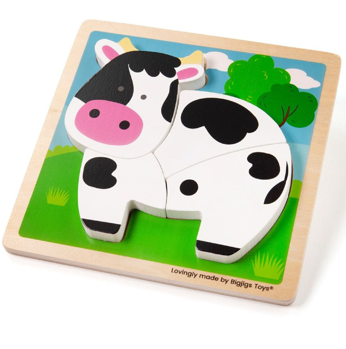 Chunky Lift Out Cow Puzzle