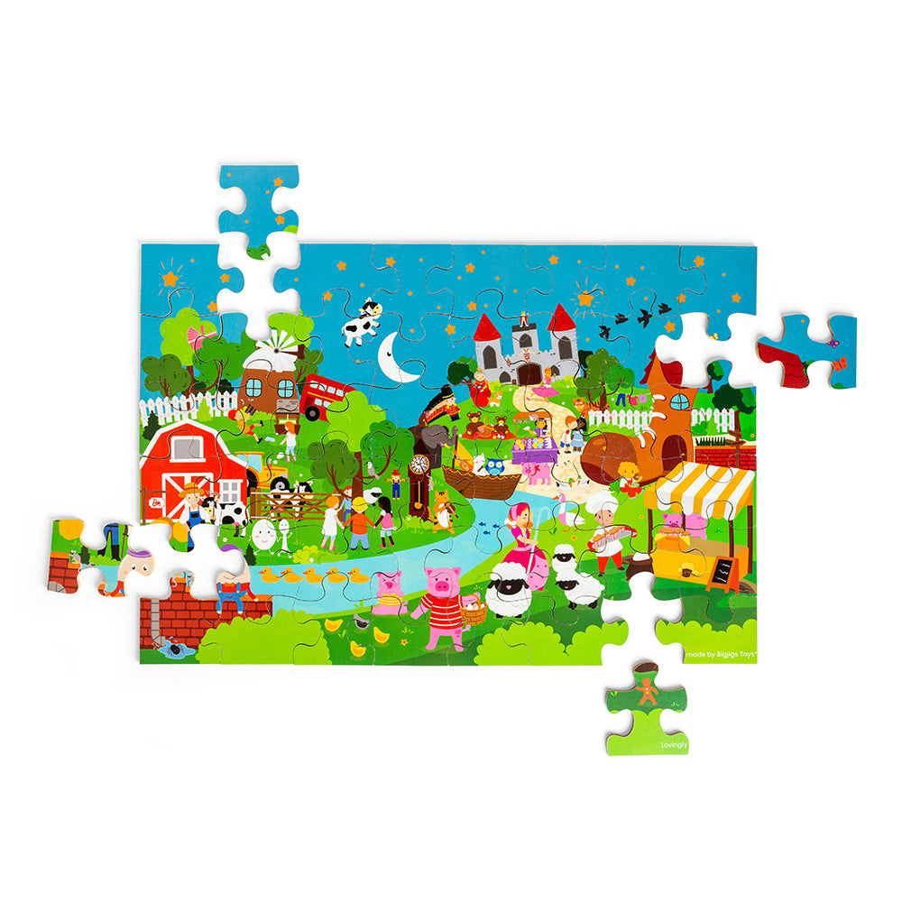 Nursery Rhyme Floor Puzzle (48pc)