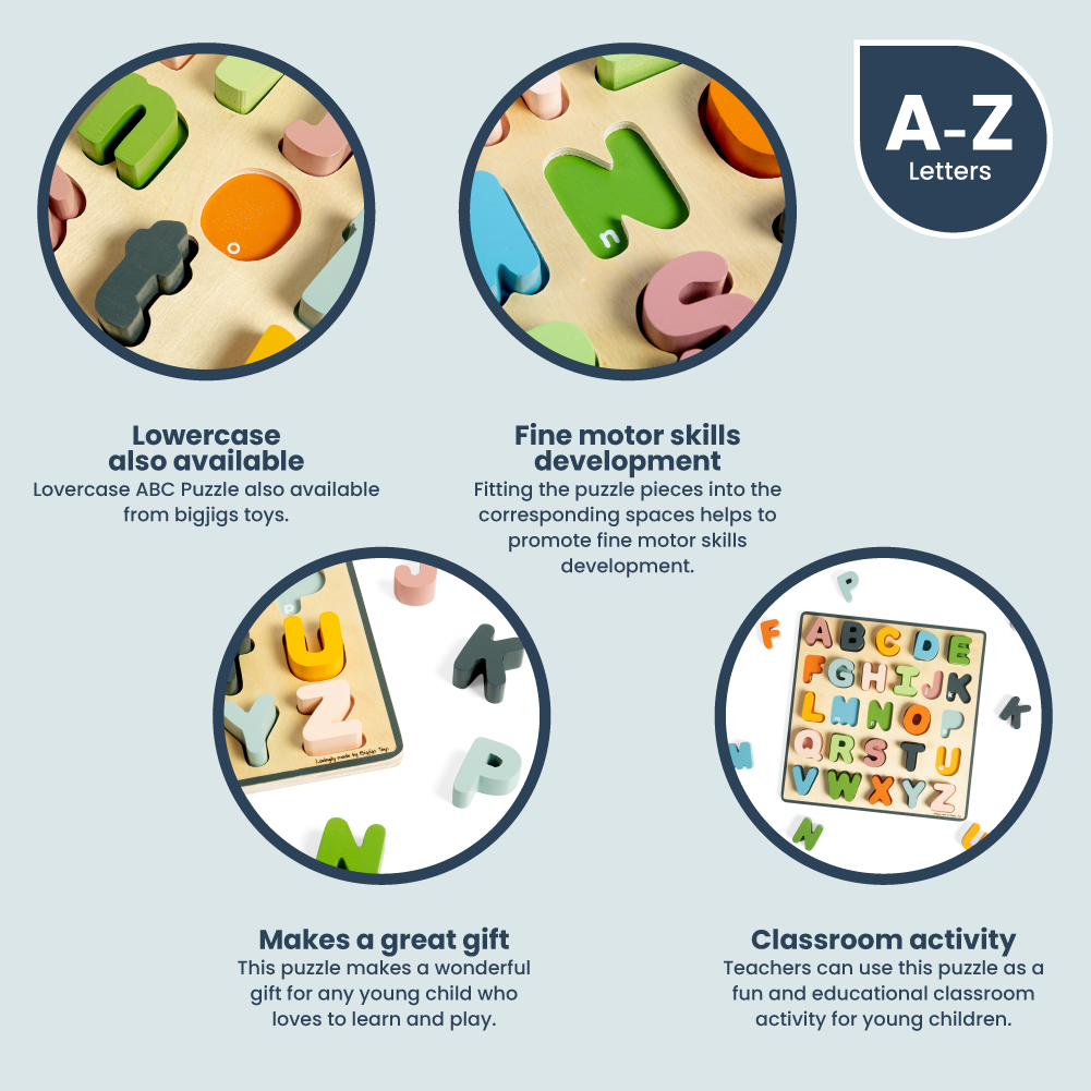 FSC® Certified Uppercase ABC Puzzle