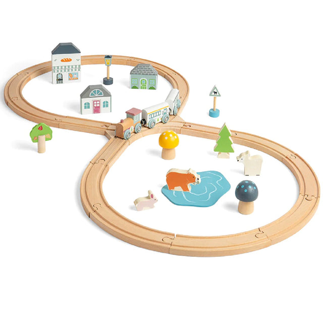 Woodland Animal Train Set