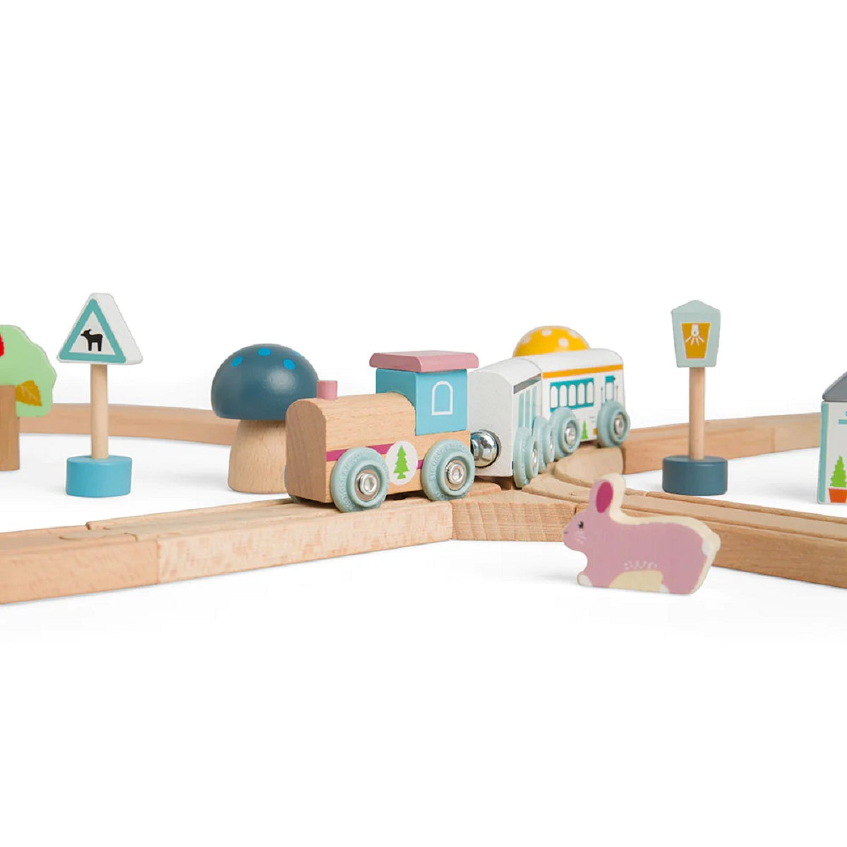 Woodland Animal Train Set