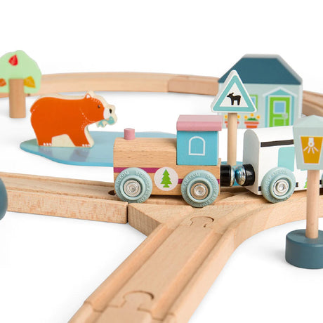 Woodland Animal Train Set