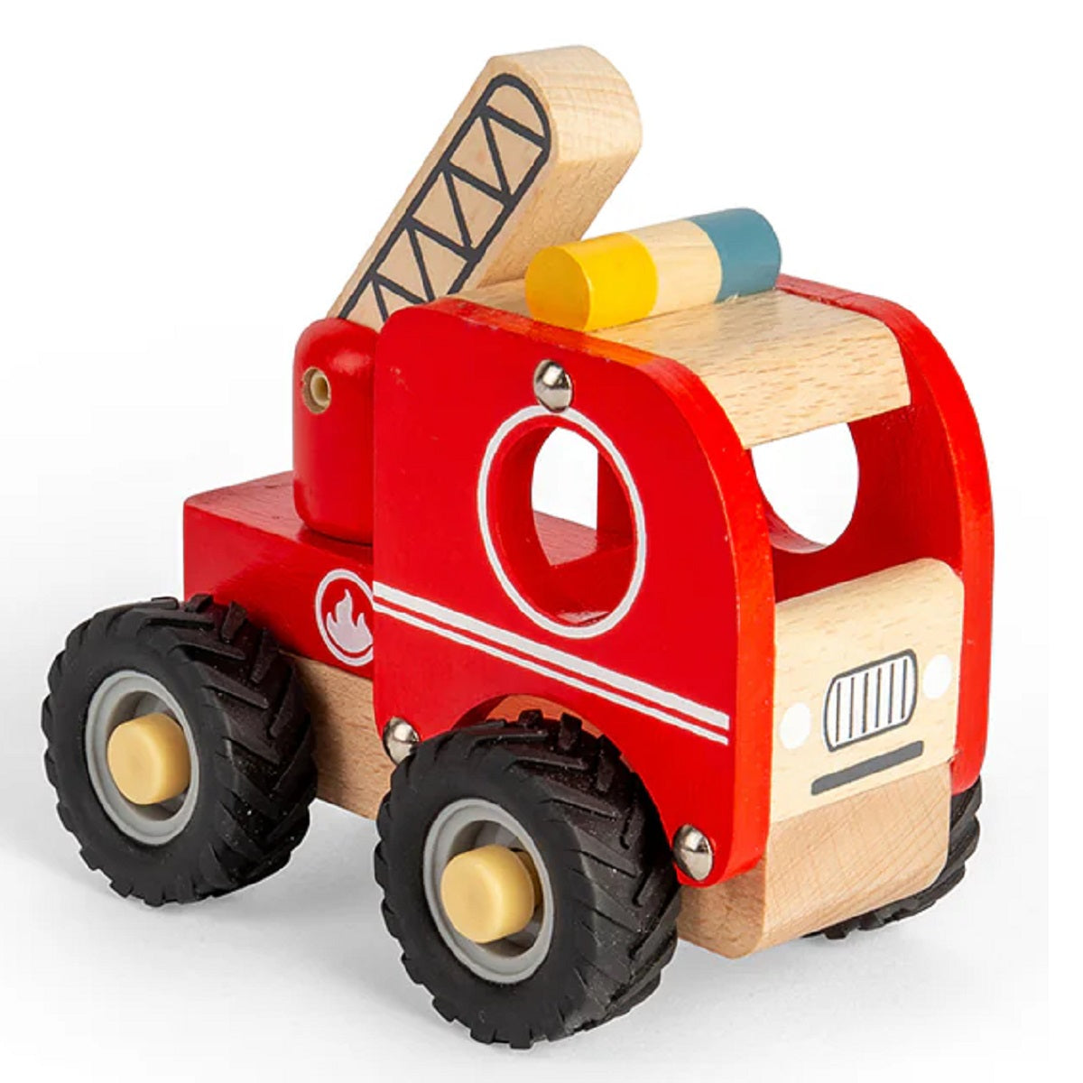 Mini Wooden Fire Truck