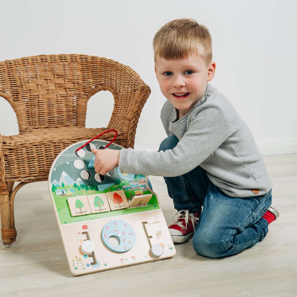 Bigjigs Toys Wooden Weather Board Educational Activity Toy for Kids 2 Years plus