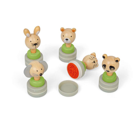 Wooden Ink Stampers (5 Pack)