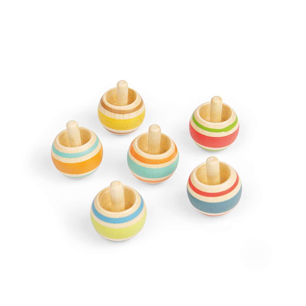 Spinning Tops (Pack of 6)