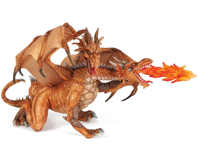 Two Headed Golden Dragon