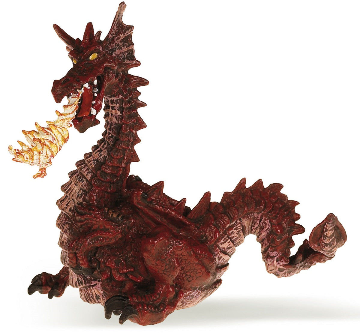 Red Dragon with Flame