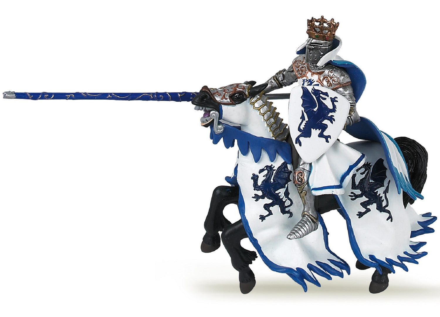 Blue Dragon King with Horse