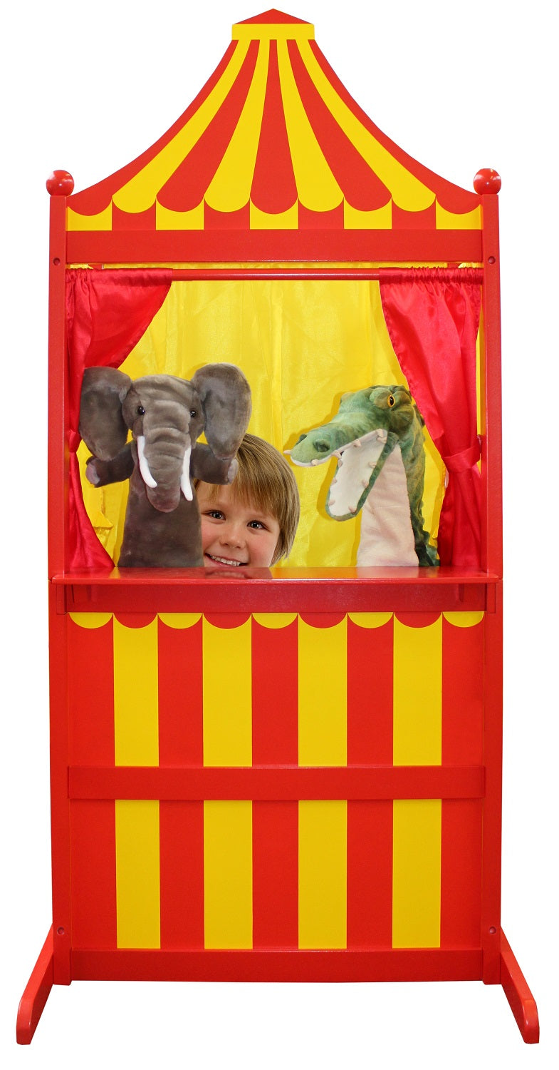 3 in 1 Puppet Theatre (Red & Yellow)