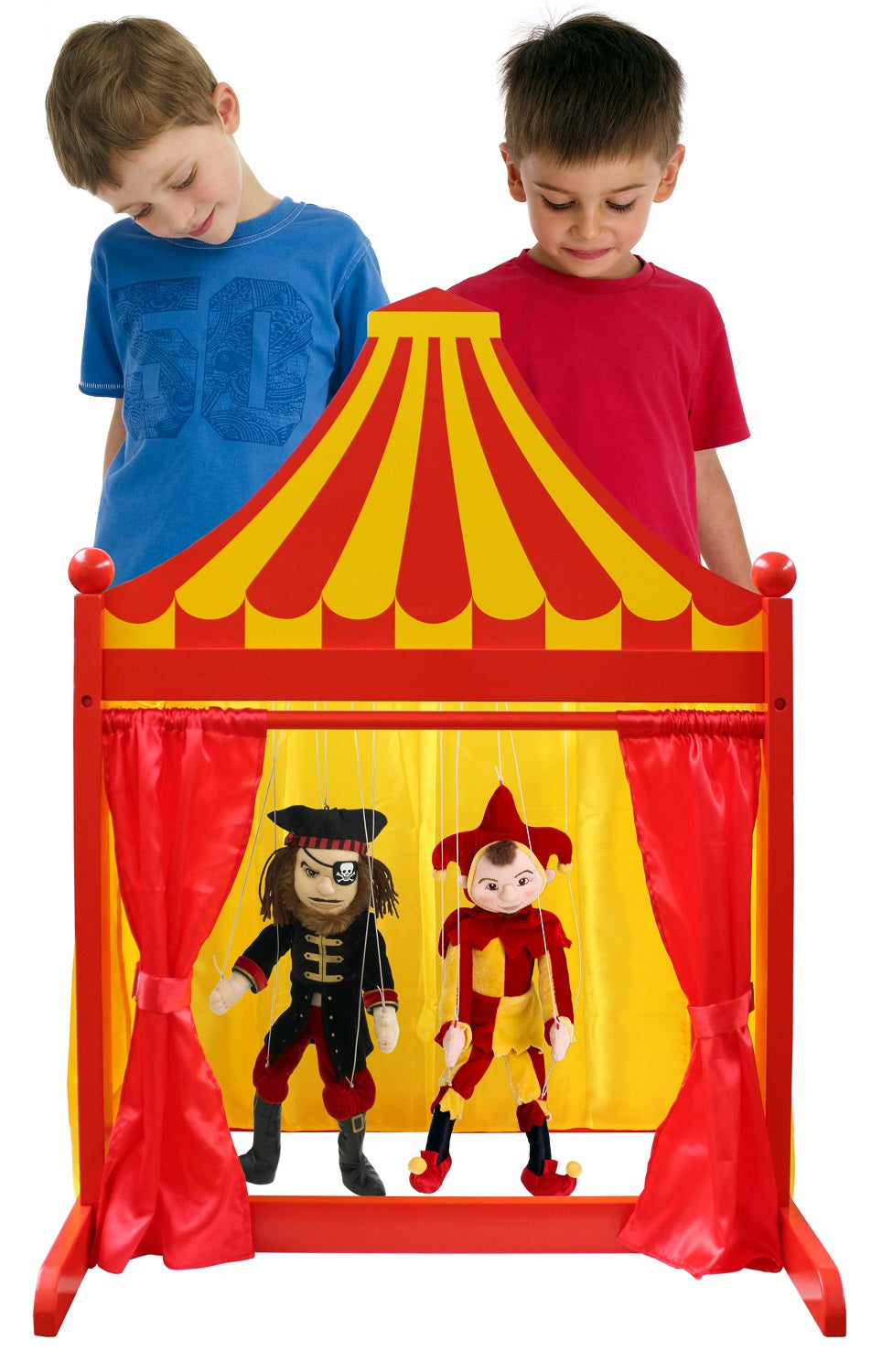 3 in 1 Puppet Theatre (Red & Yellow)