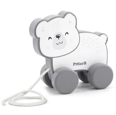PolarB Pull Along Polar Bear