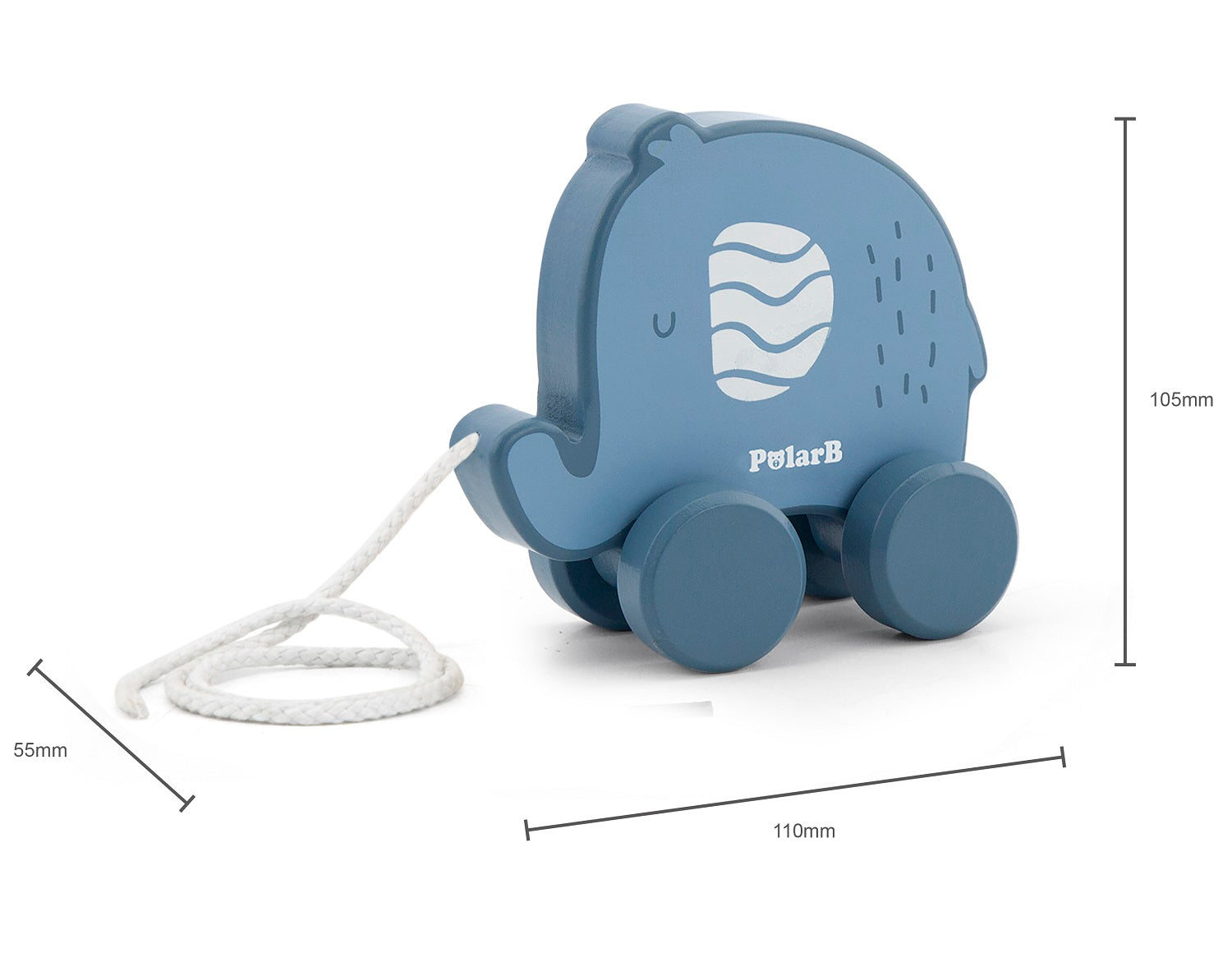 PolarB Pull Along Elephant
