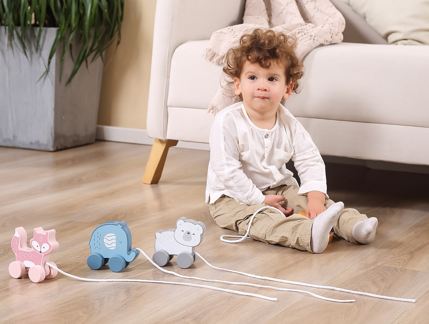 PolarB Pull Along Elephant