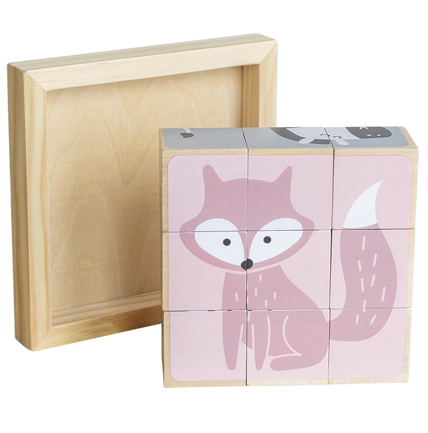 6 Sided Animal Block Puzzle