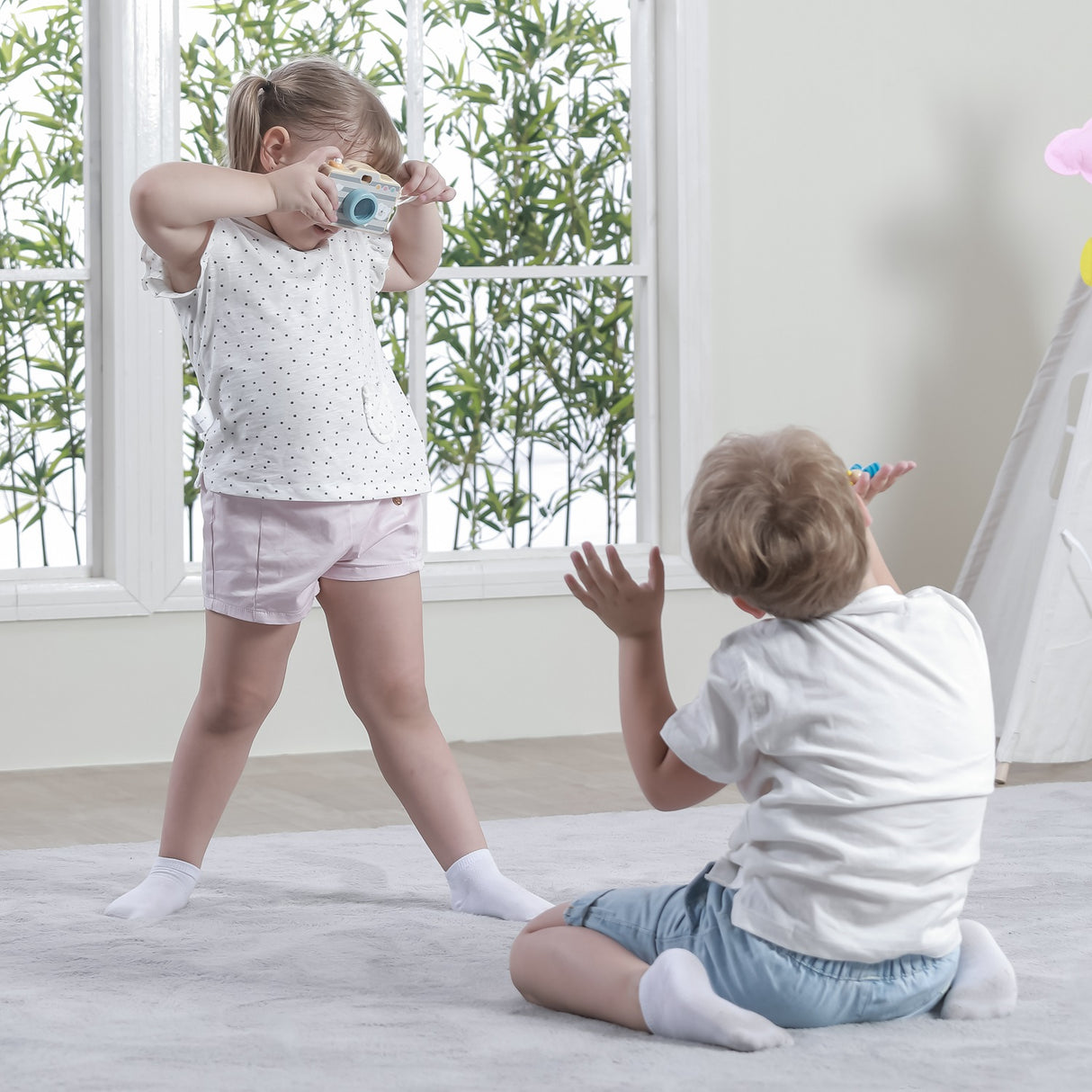 PolarB Wooden Toy Camera