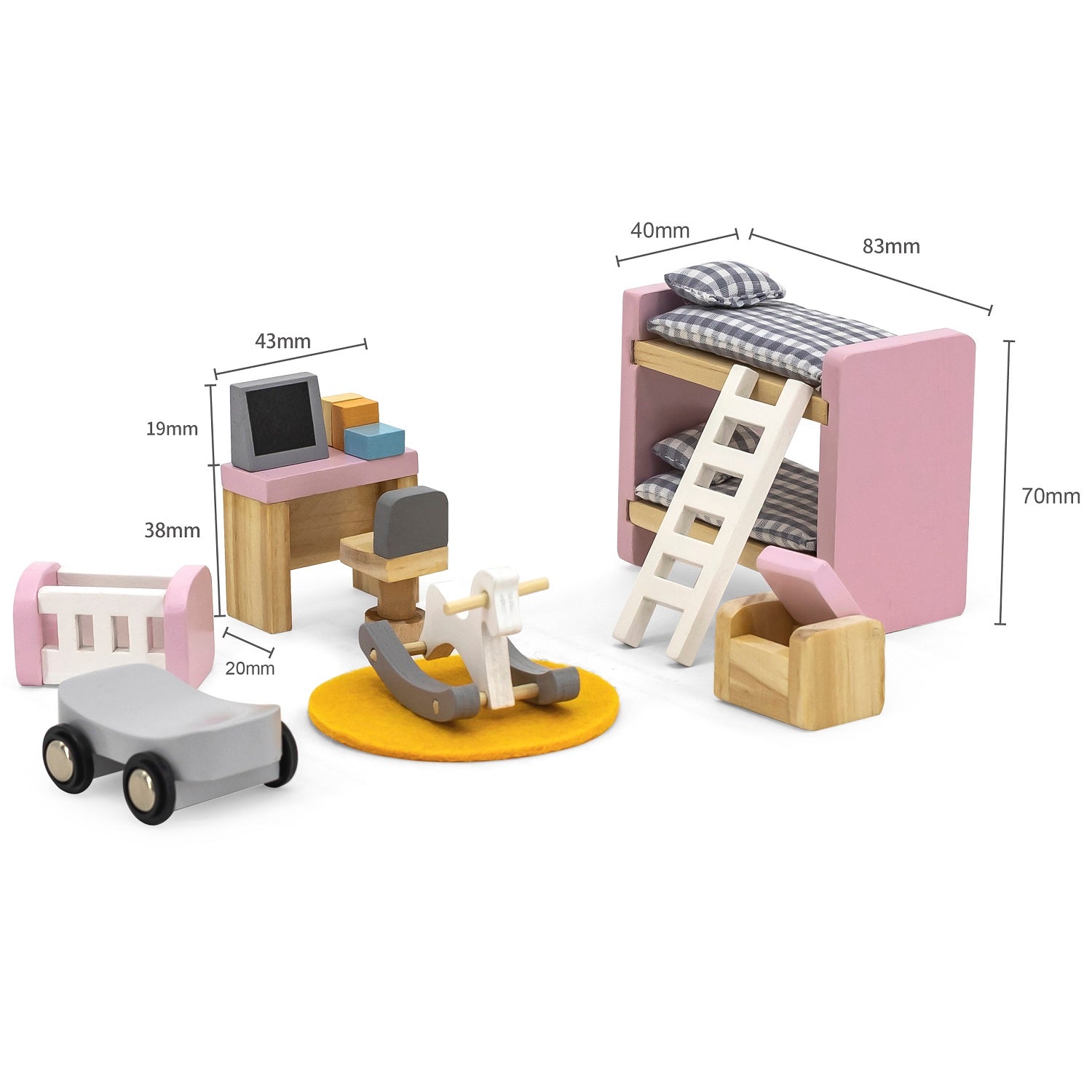 PolarB Children's Bedroom Furniture Set