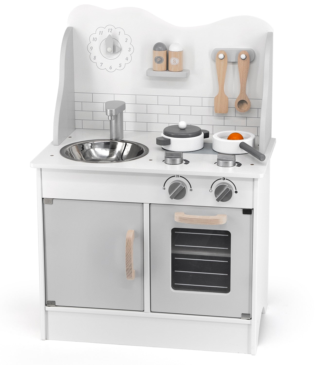 PolarB Grey Play Kitchen