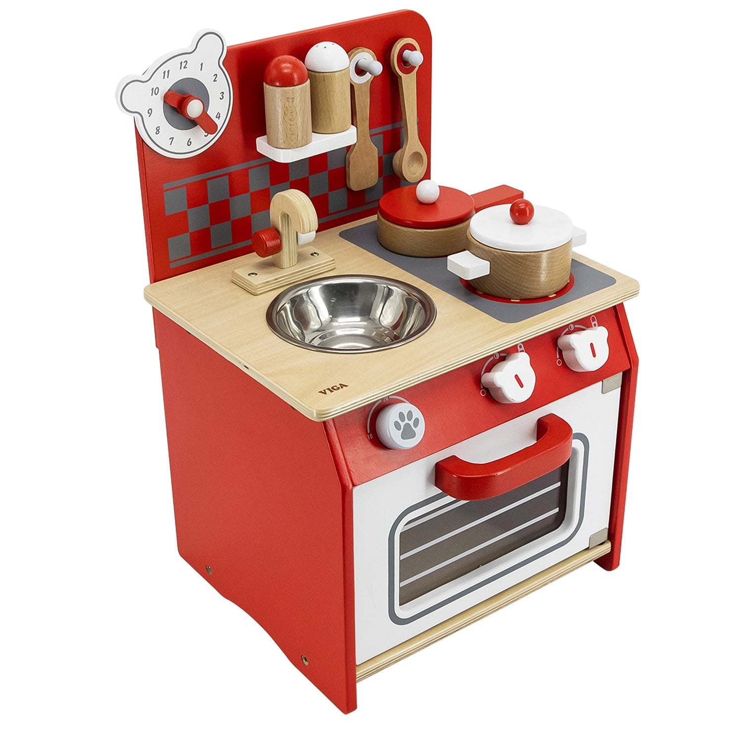 Table Top Wooden Play Kitchen