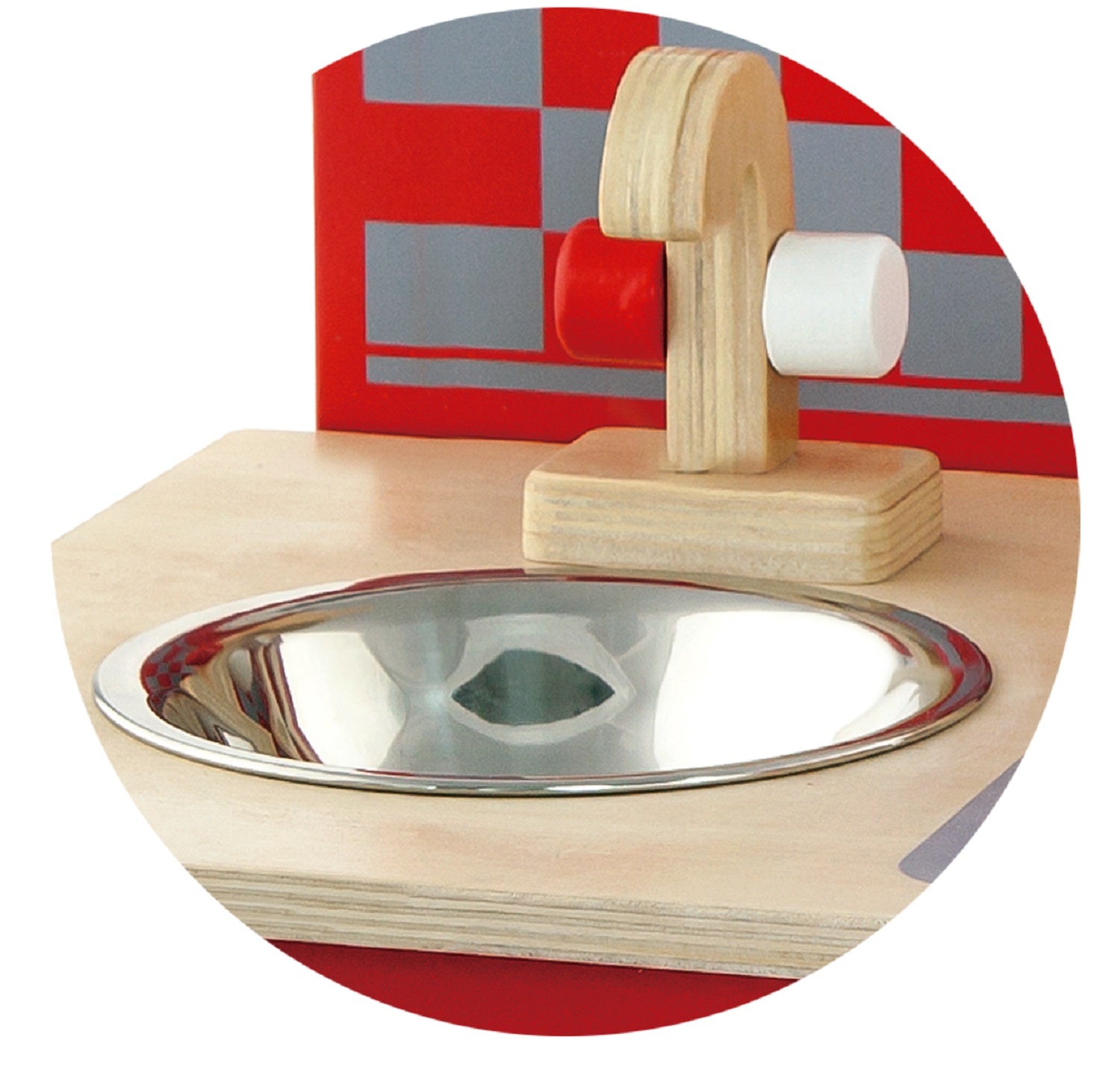 Table Top Wooden Play Kitchen