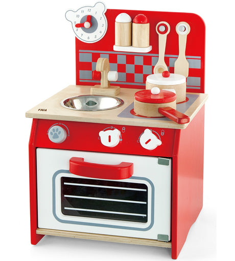 Table Top Wooden Play Kitchen