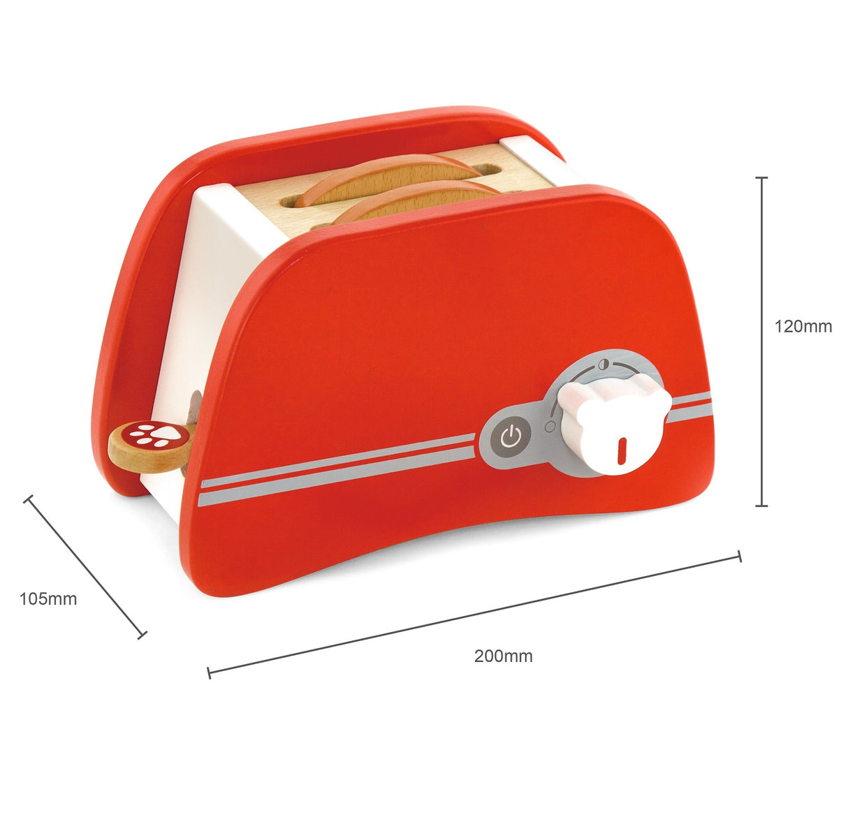 Red Wooden Toaster