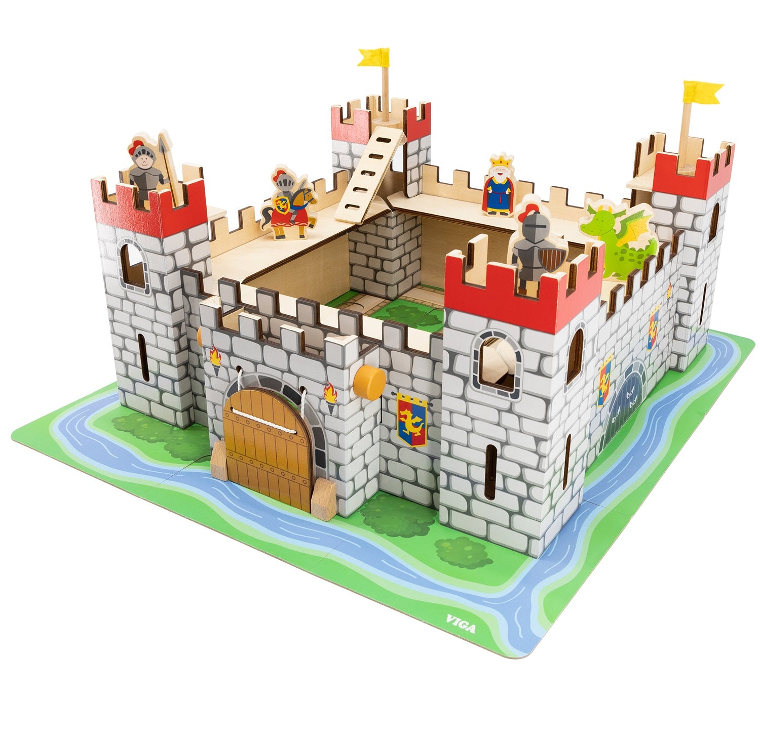 King Arthurs Wooden Castle Set