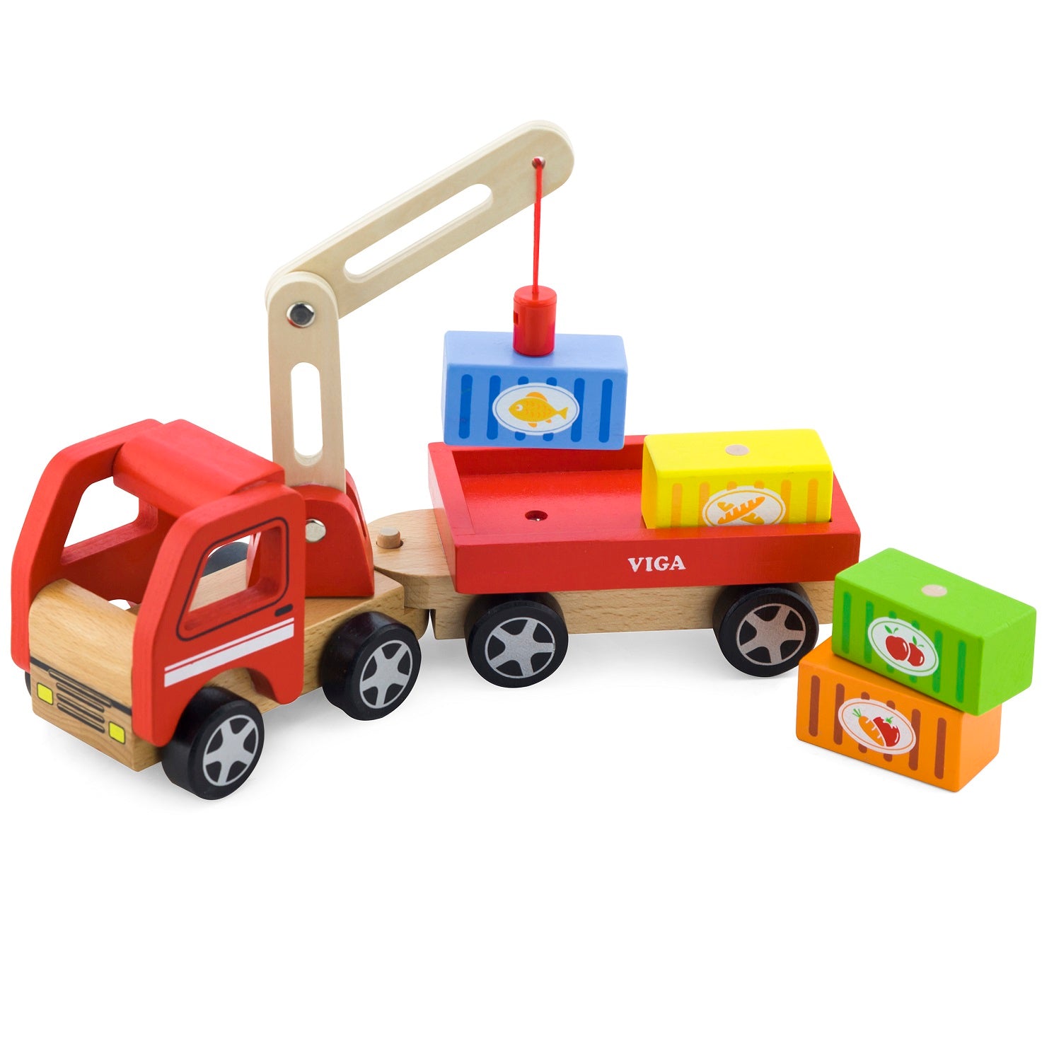 Magnetic Crane Container Truck