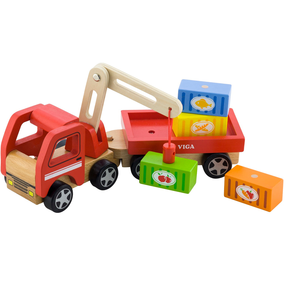 Magnetic Crane Container Truck