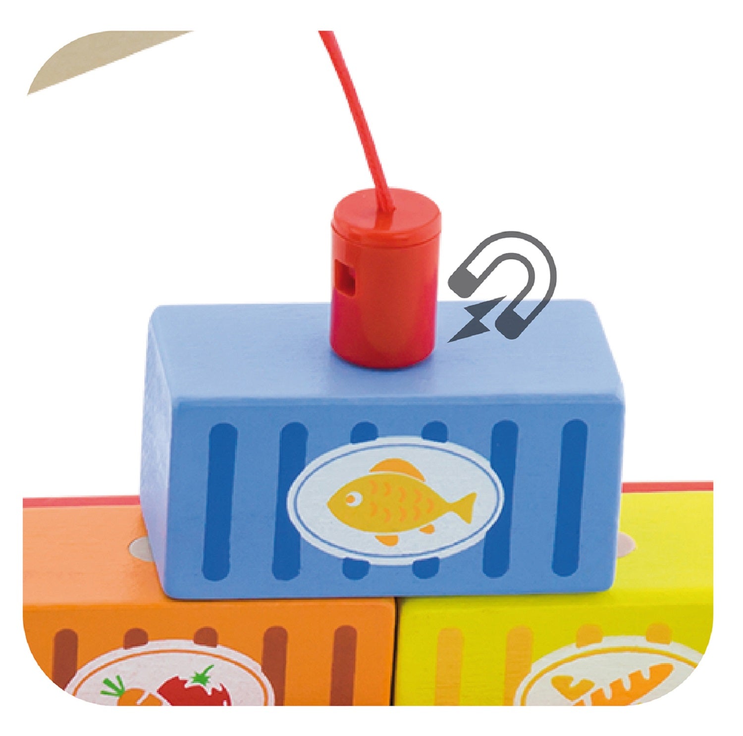 Magnetic Crane Container Truck