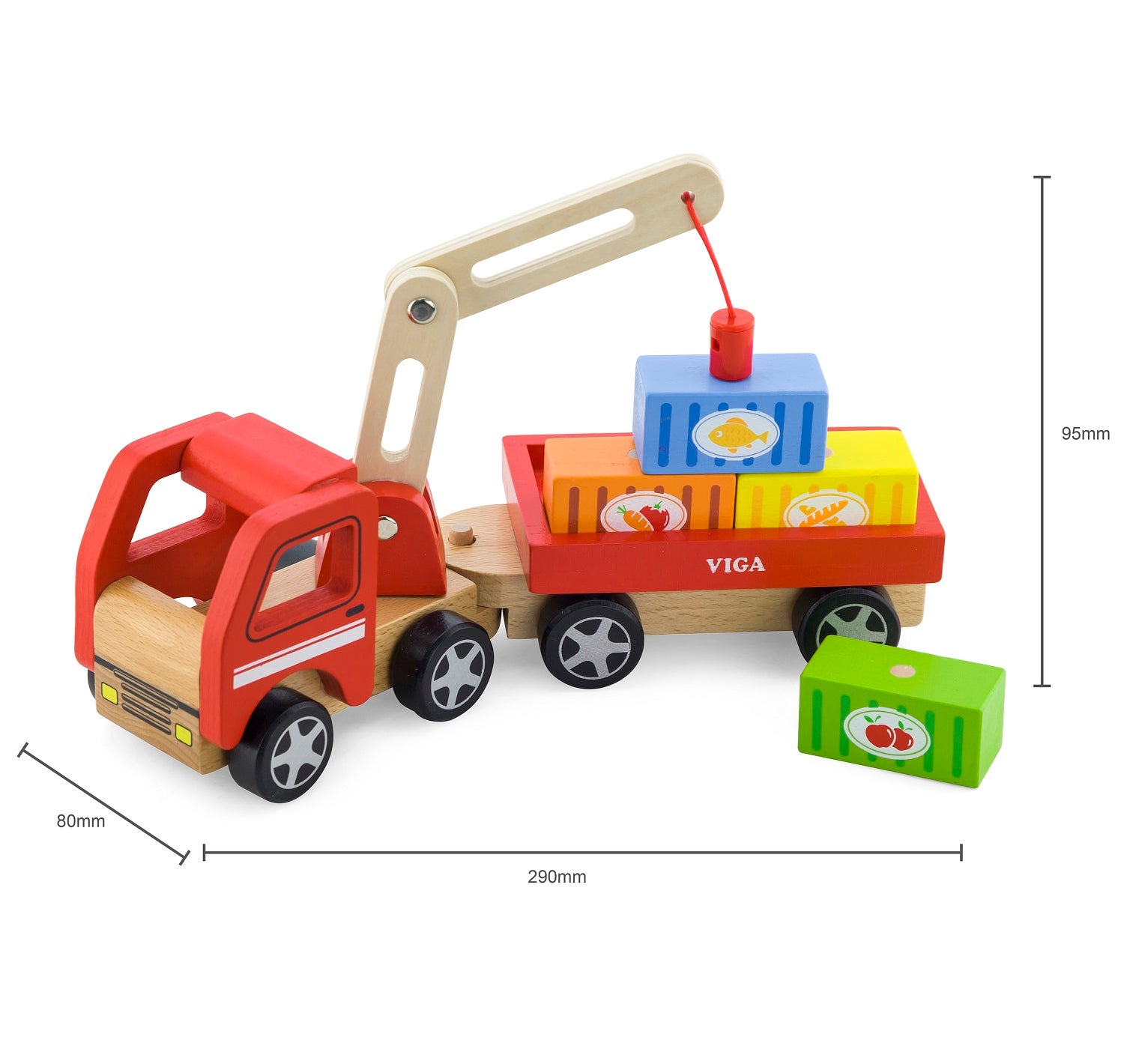 Magnetic Crane Container Truck