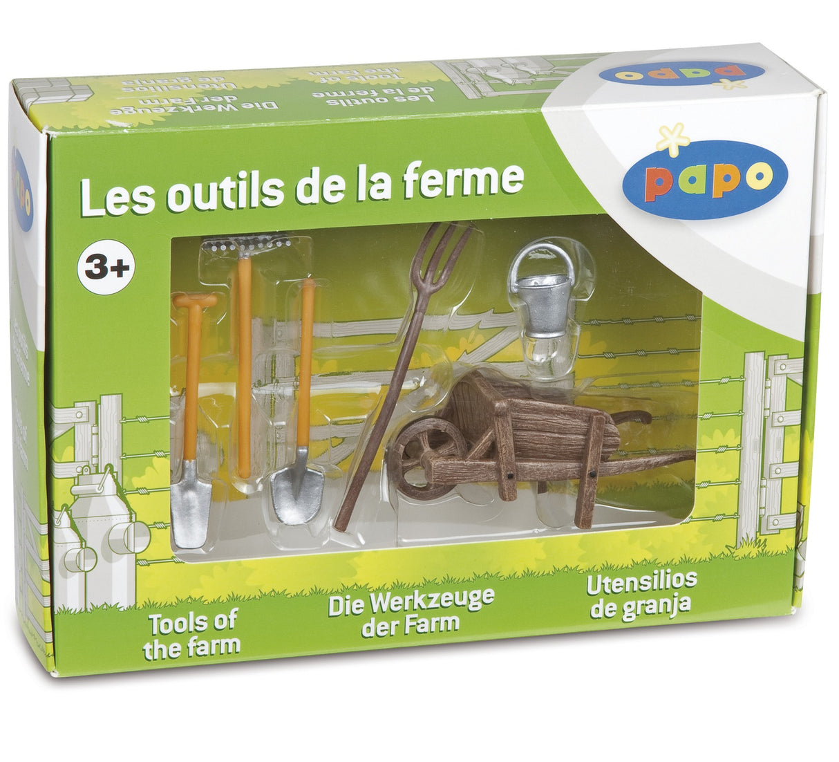 Wheelbarrow And Farm Tool Set