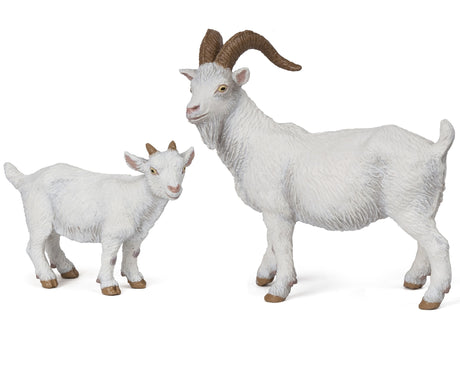 Papo White Goat and Kid Set