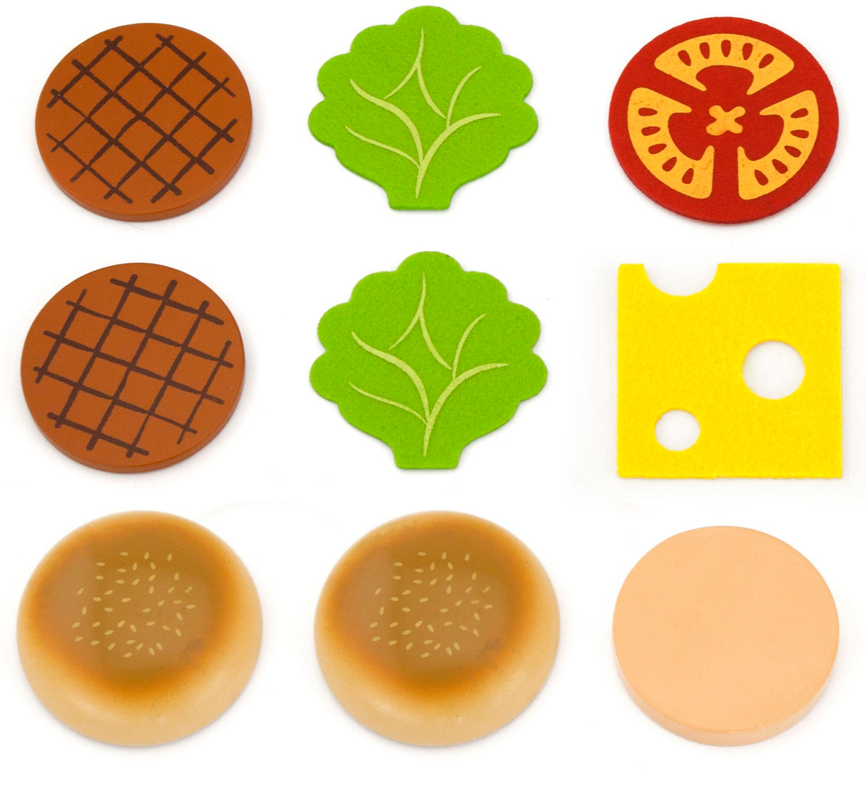 Wooden Hamburger with Cola Set