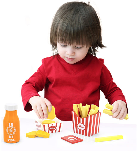 Chicken Nuggets and Fries with Juice Set