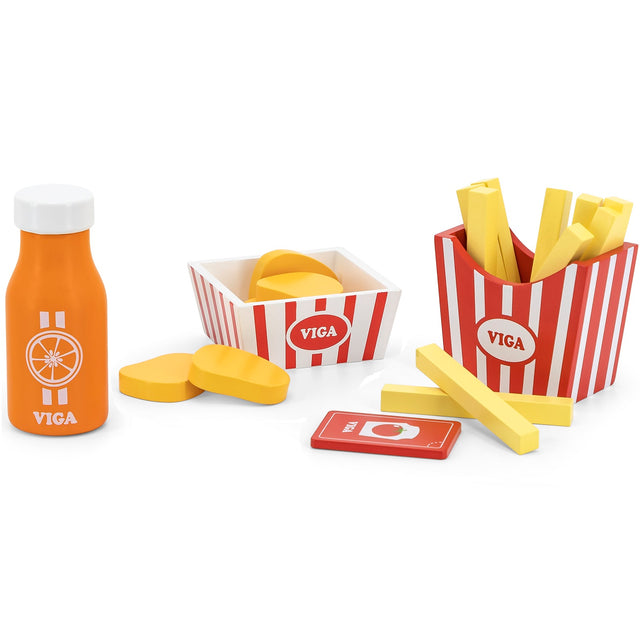 Chicken Nuggets and Fries with Juice Set