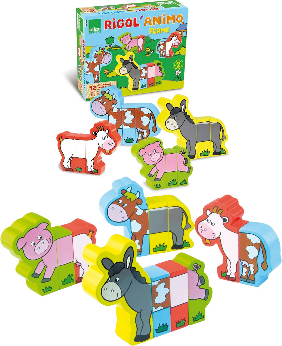 Magnetic Farm Animals Set