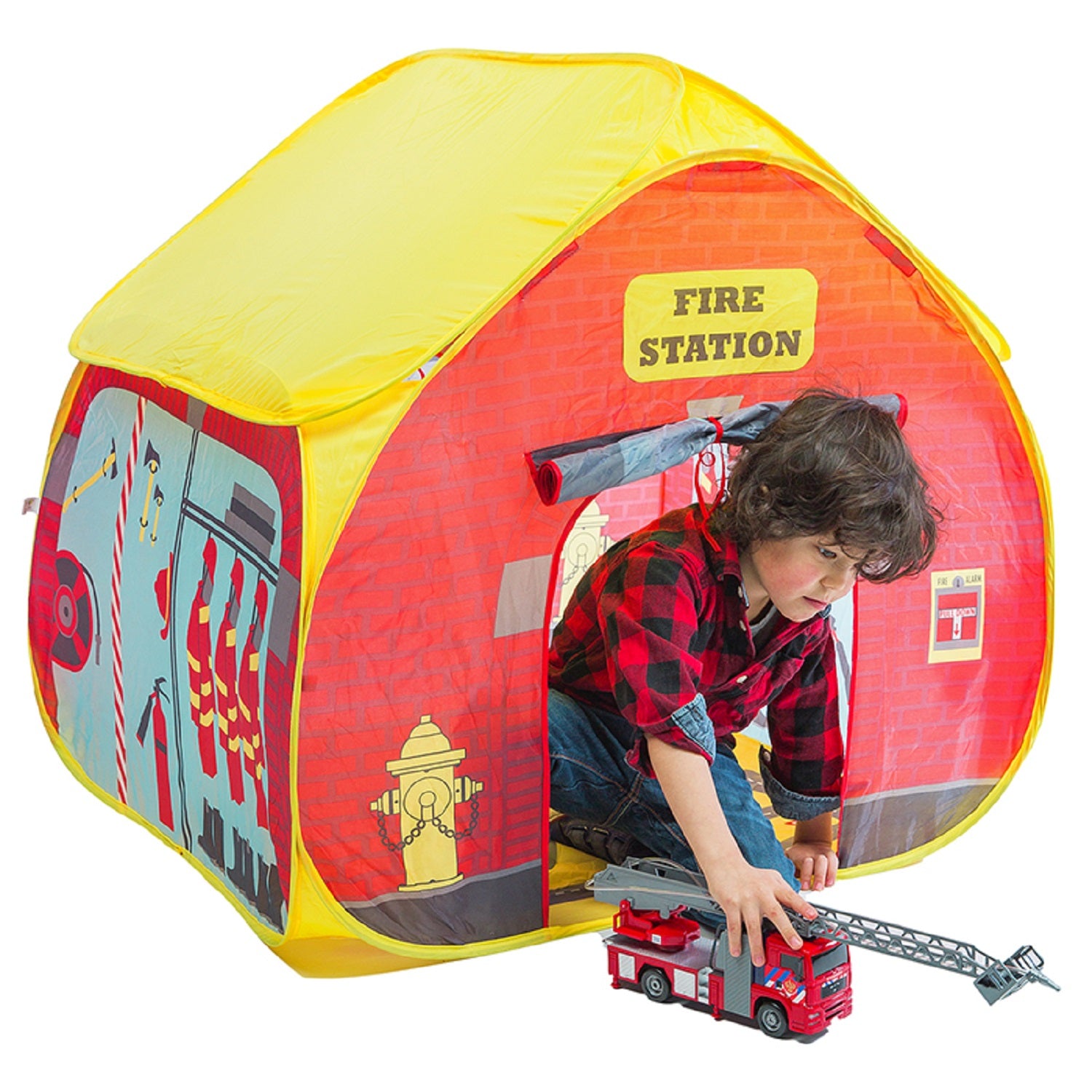 Pop-It-Up Play Tent - Fire Station