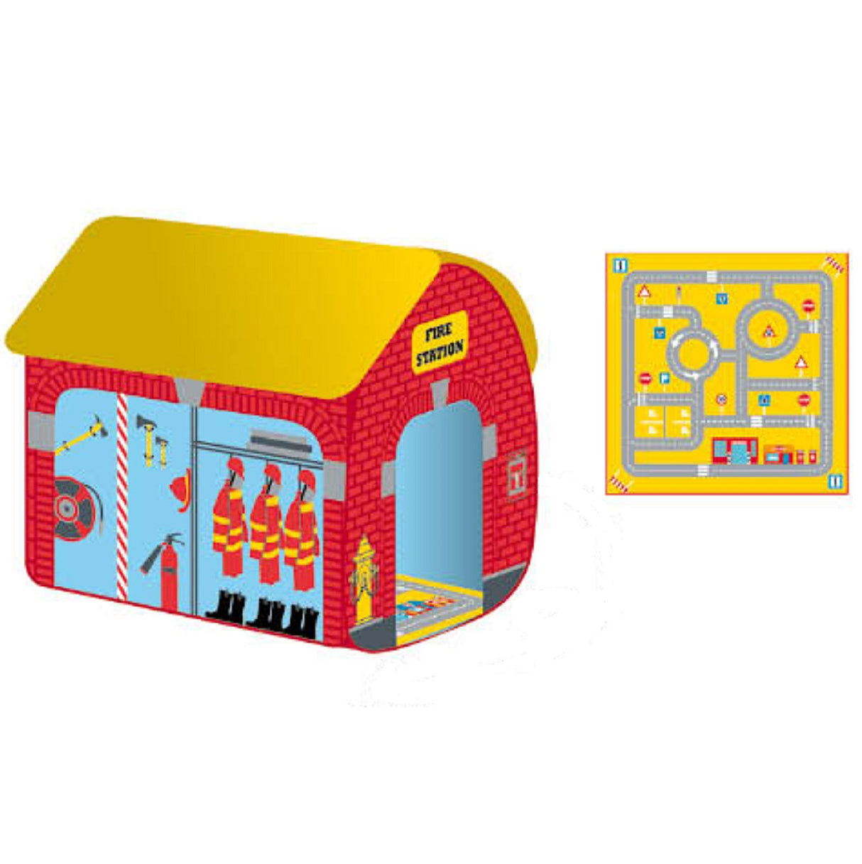 Pop-It-Up Play Tent - Fire Station