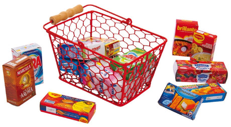 Shopping Basket with Groceries