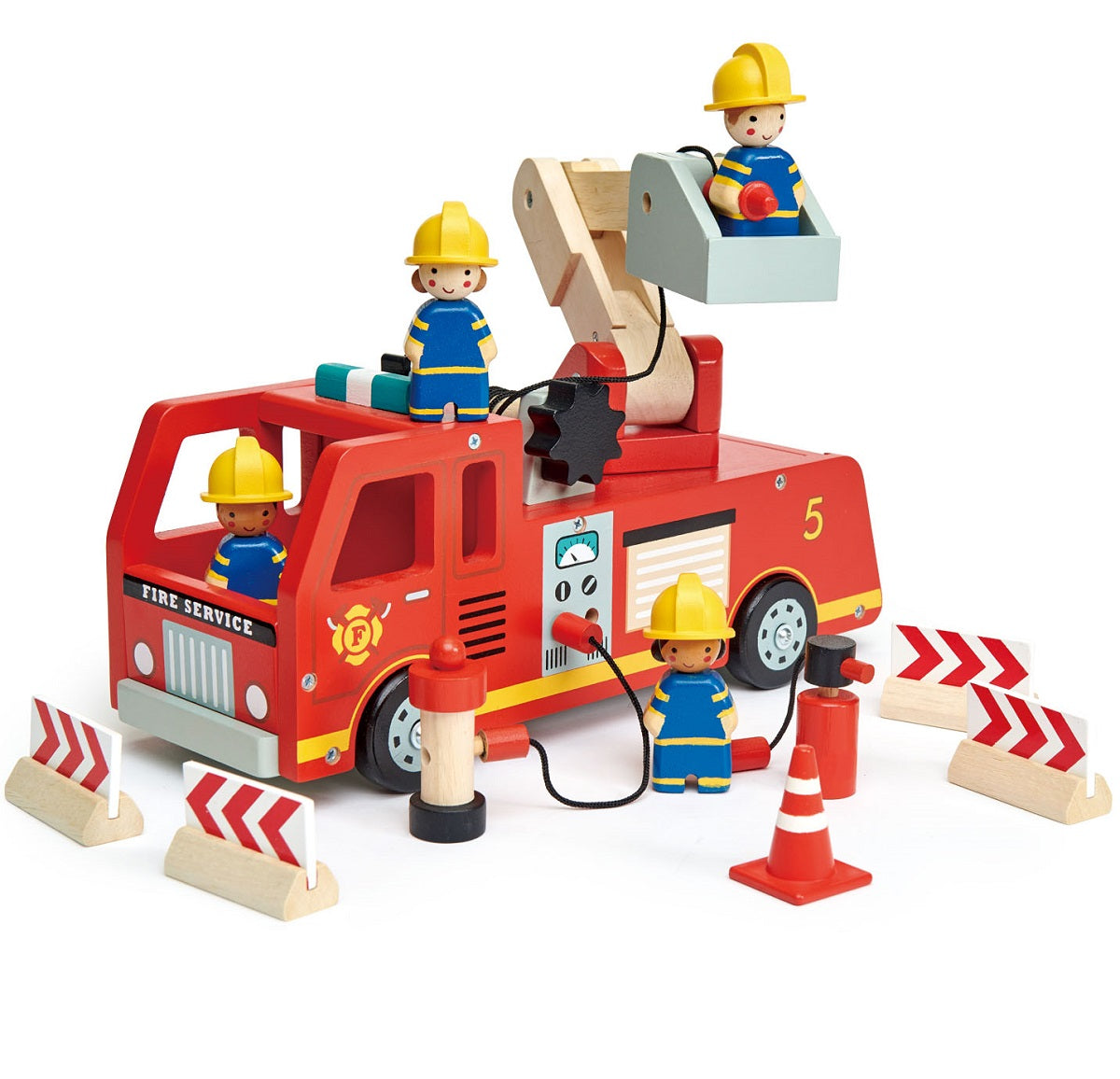 Tender Leaf Toys Fire Engine Set