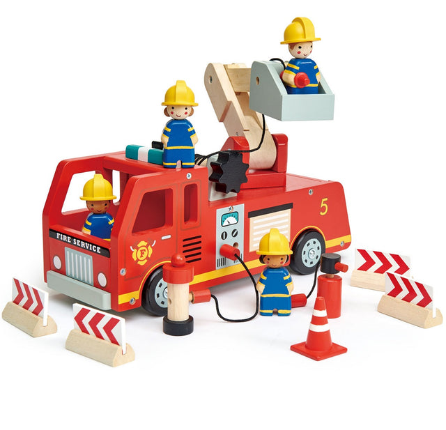 Tender Leaf Toys Fire Engine Set