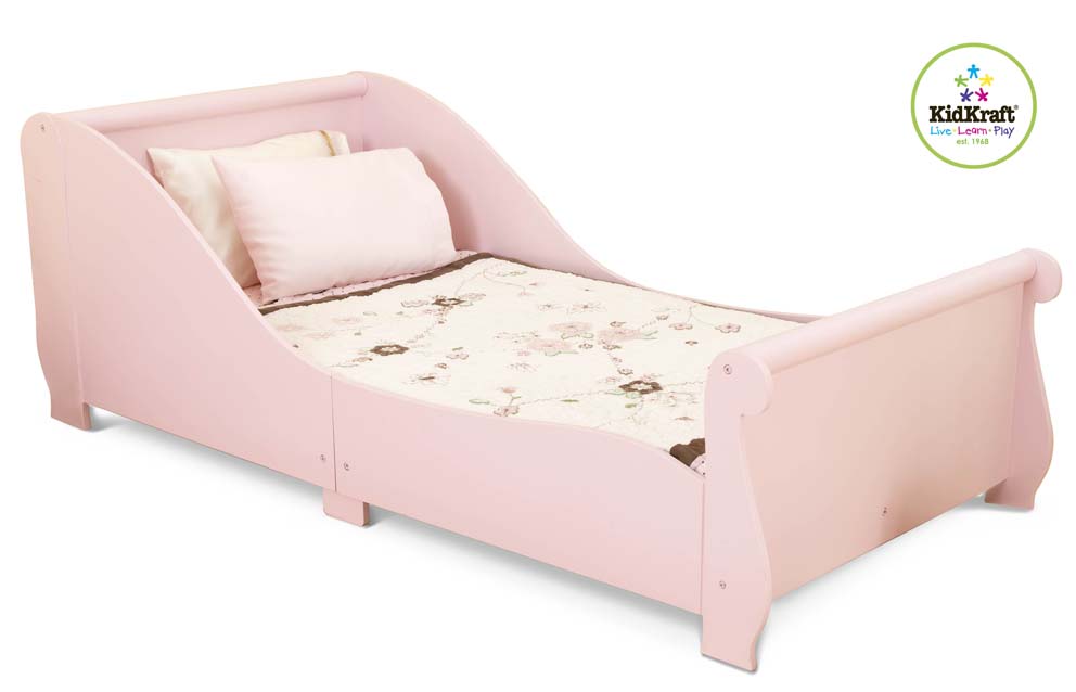 Kidkraft Pink Sleigh Toddler Bed