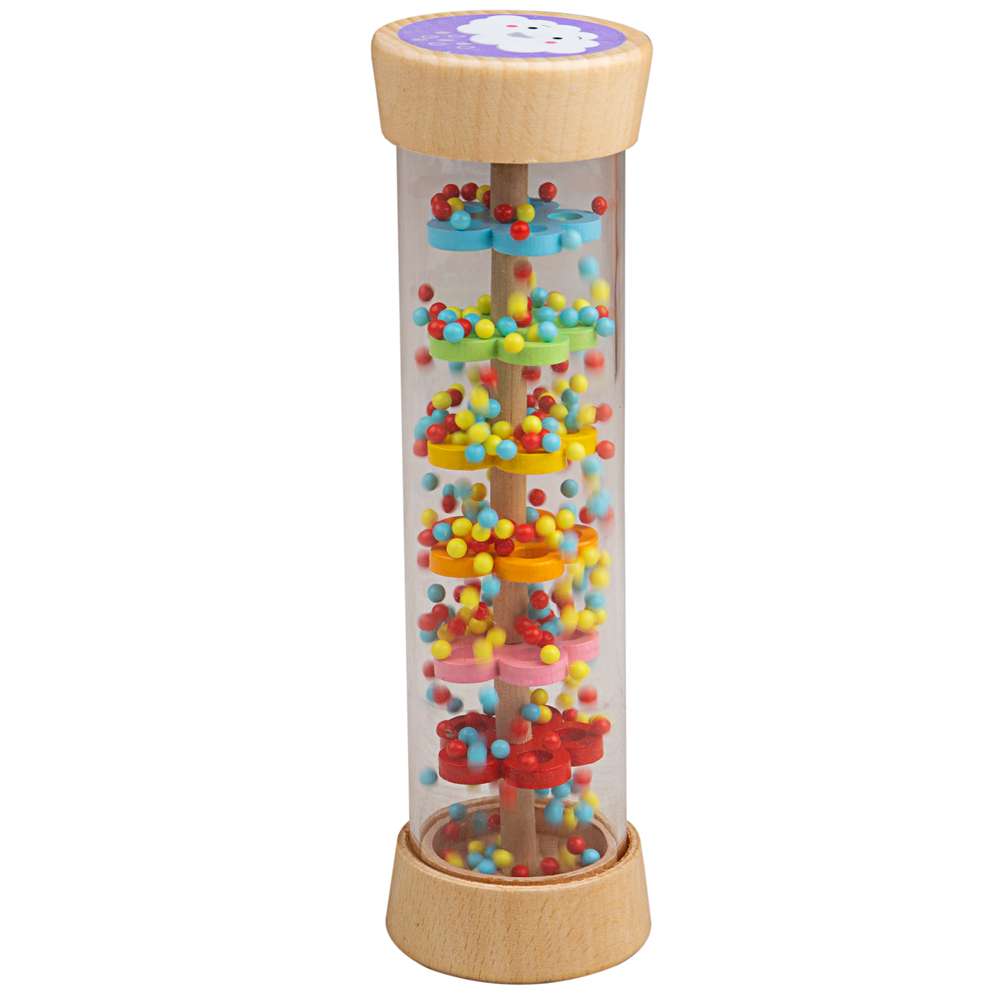Bigjigs Baby Wooden Rainmaker Toy Musical Instrument for Babies and Toddlers